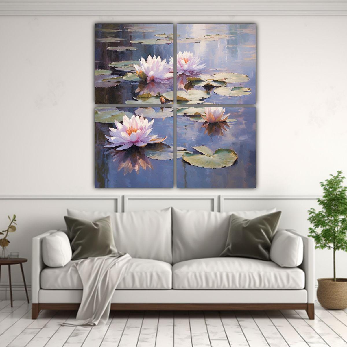 Pintura Decorativa En Lienzo Sublimado, Intensos 200x200 Cm-2