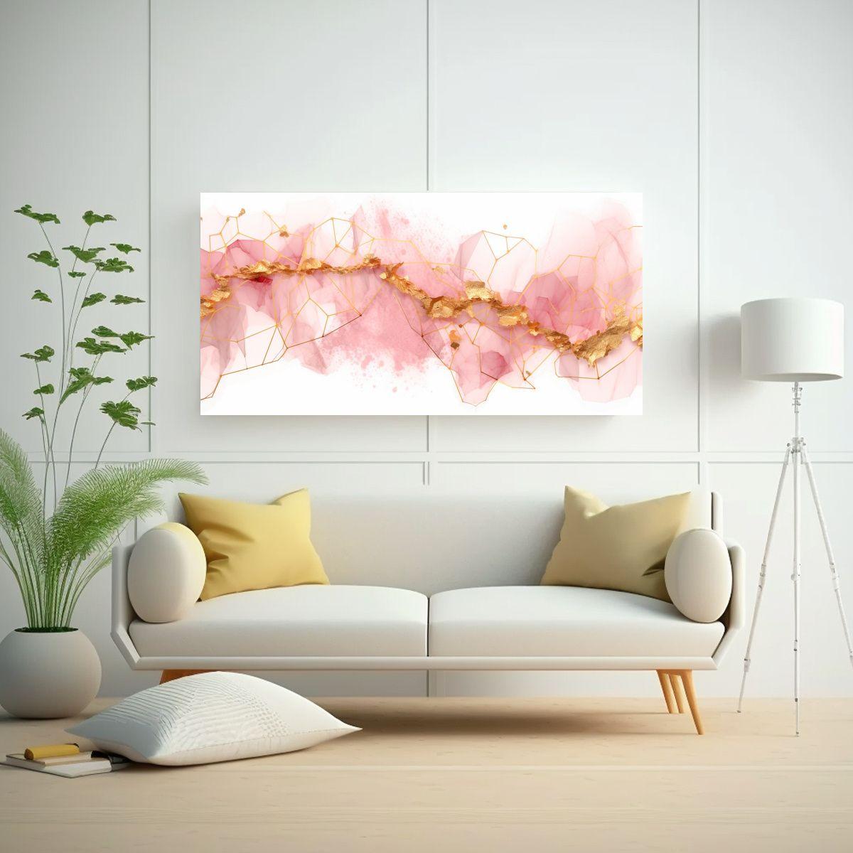 Cuadro Abstracto Venta Bastidor Madera Colores 160x80cm-2
