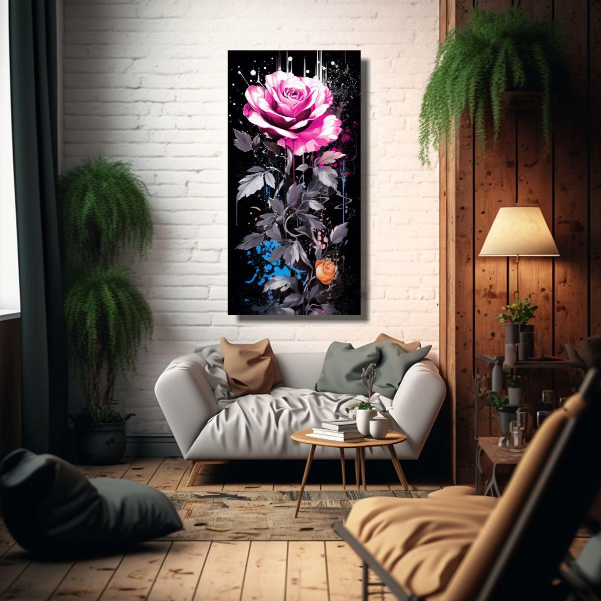 Cuadros Decorativos Estilo Neonoir Con Movimiento 40x80cm-2