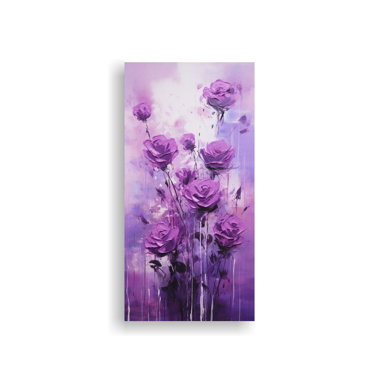 Pintura En Lienzo Estilo Composición Patron 40x80 Cm-0