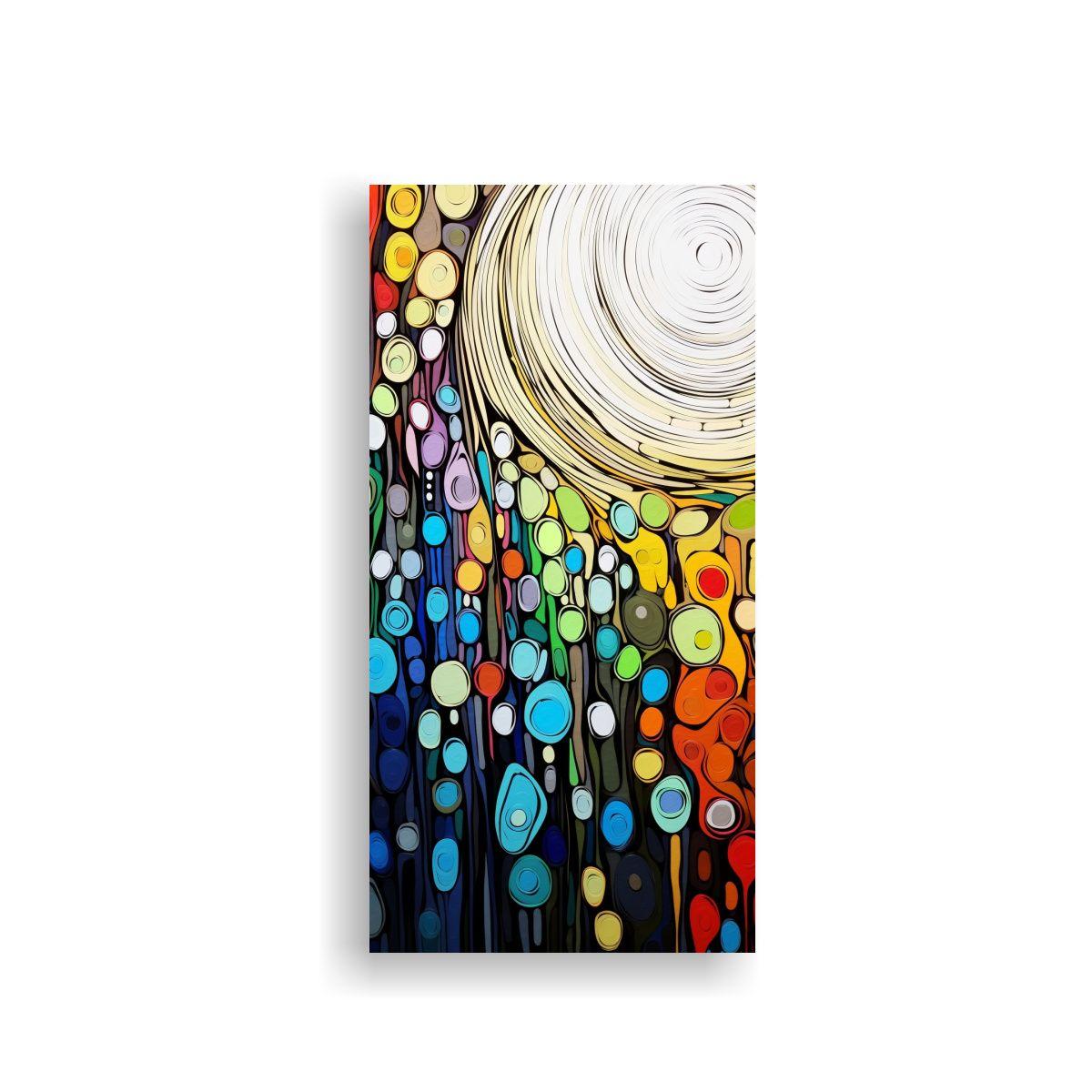 Pintura Decorativa En Bastidor Estilo Paisaje 20x40cm-0
