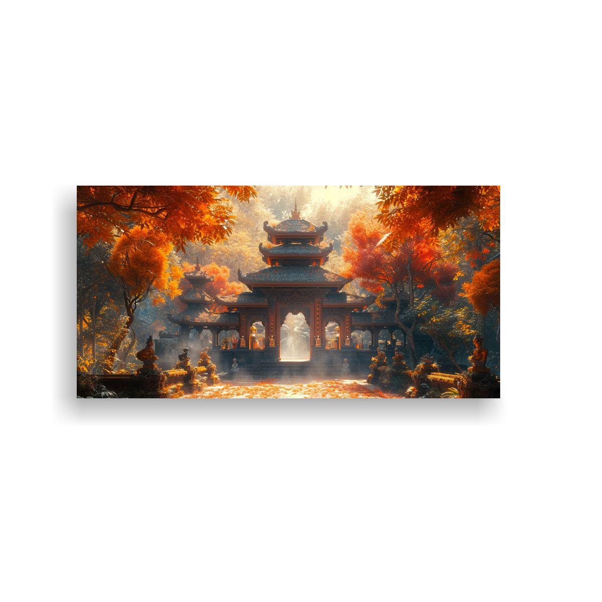 Cuadro Galería Impresionante Paisaje Bali 80x40cm-0