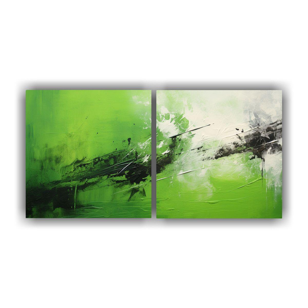 Conjunto De 2 Lienzos De Tela, Arte Callejero 80x40 Cm-0