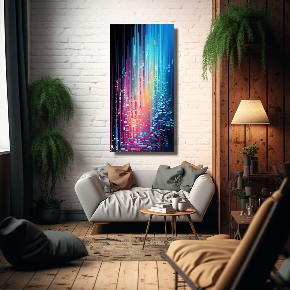 Pinturas Decorativas únicas De Arte Impreso 70x140cm-2