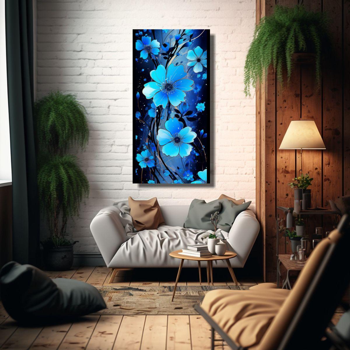 Pinturas Decorativas Estilo Neonoir En Colores 40x80cm-2