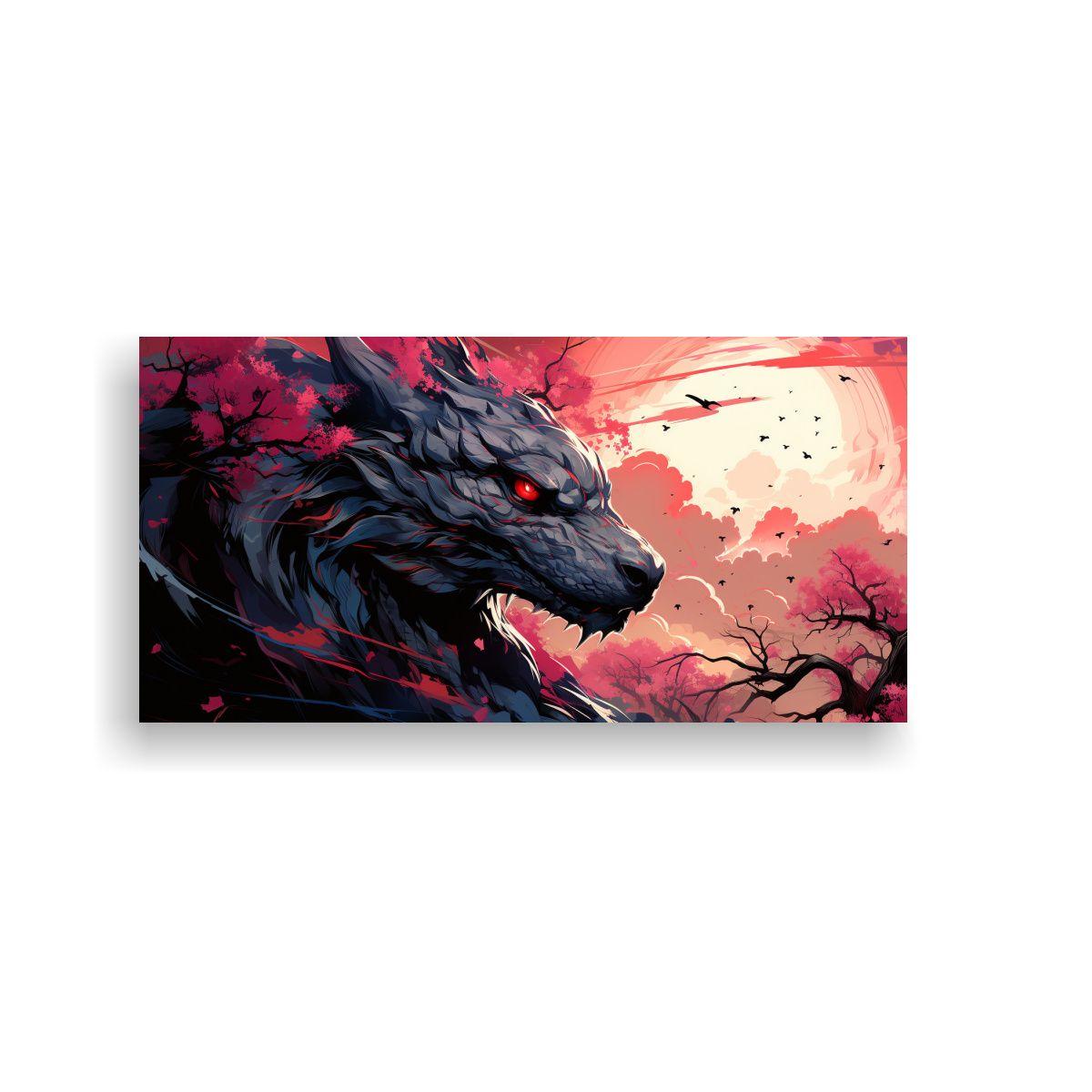 Pinturas Decorativas En Rojo Y Rosa Con Estilo 120x60cm-0