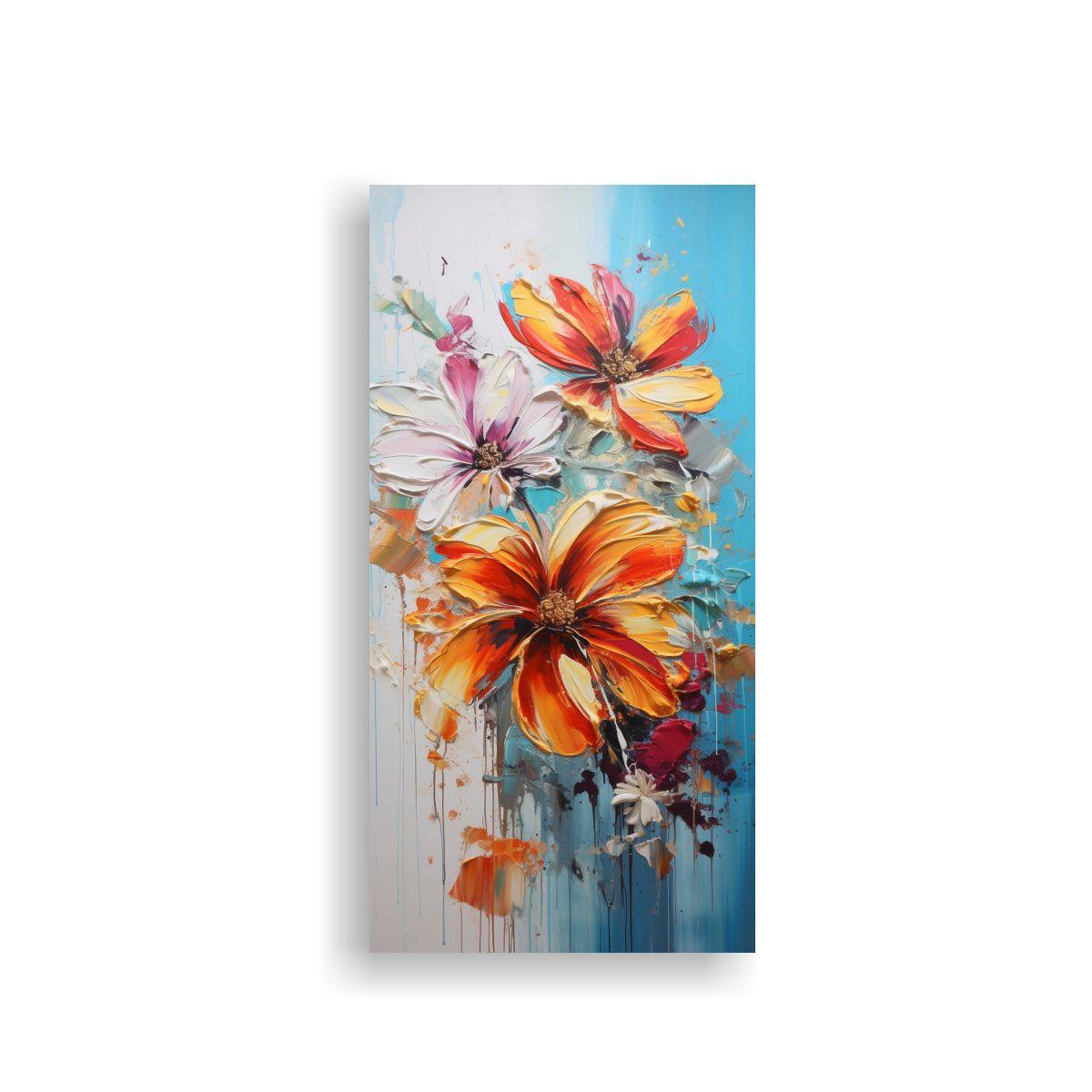 Pintura Lienzo Alta Calidad Colores Vibrantes 40x80cm-0