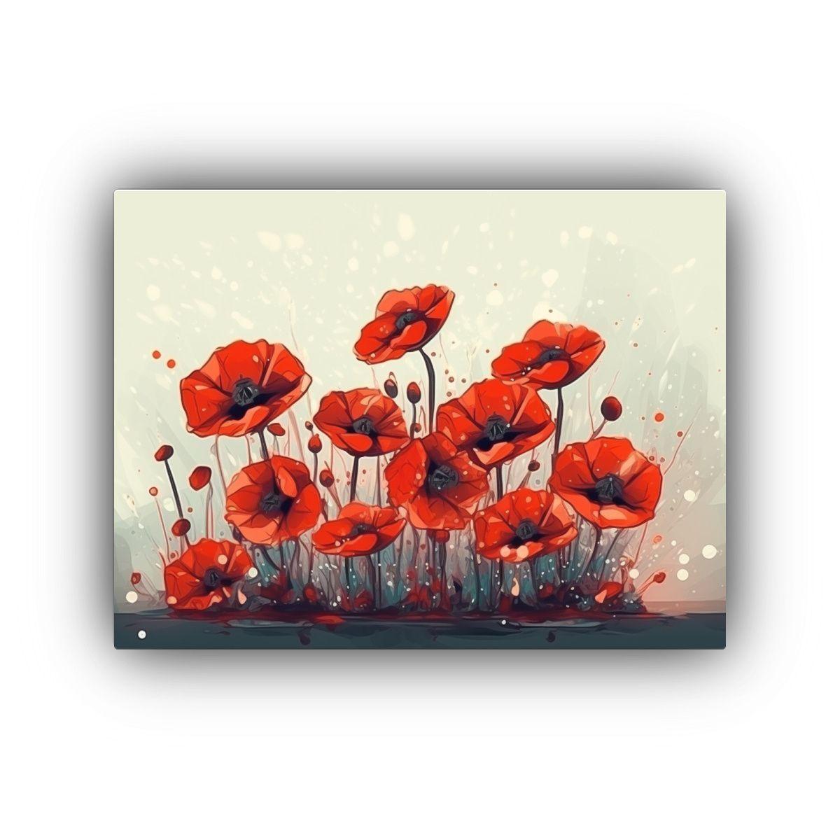 Pintura Decorativa Del Concepto De Memorial Day 65x50cm-0