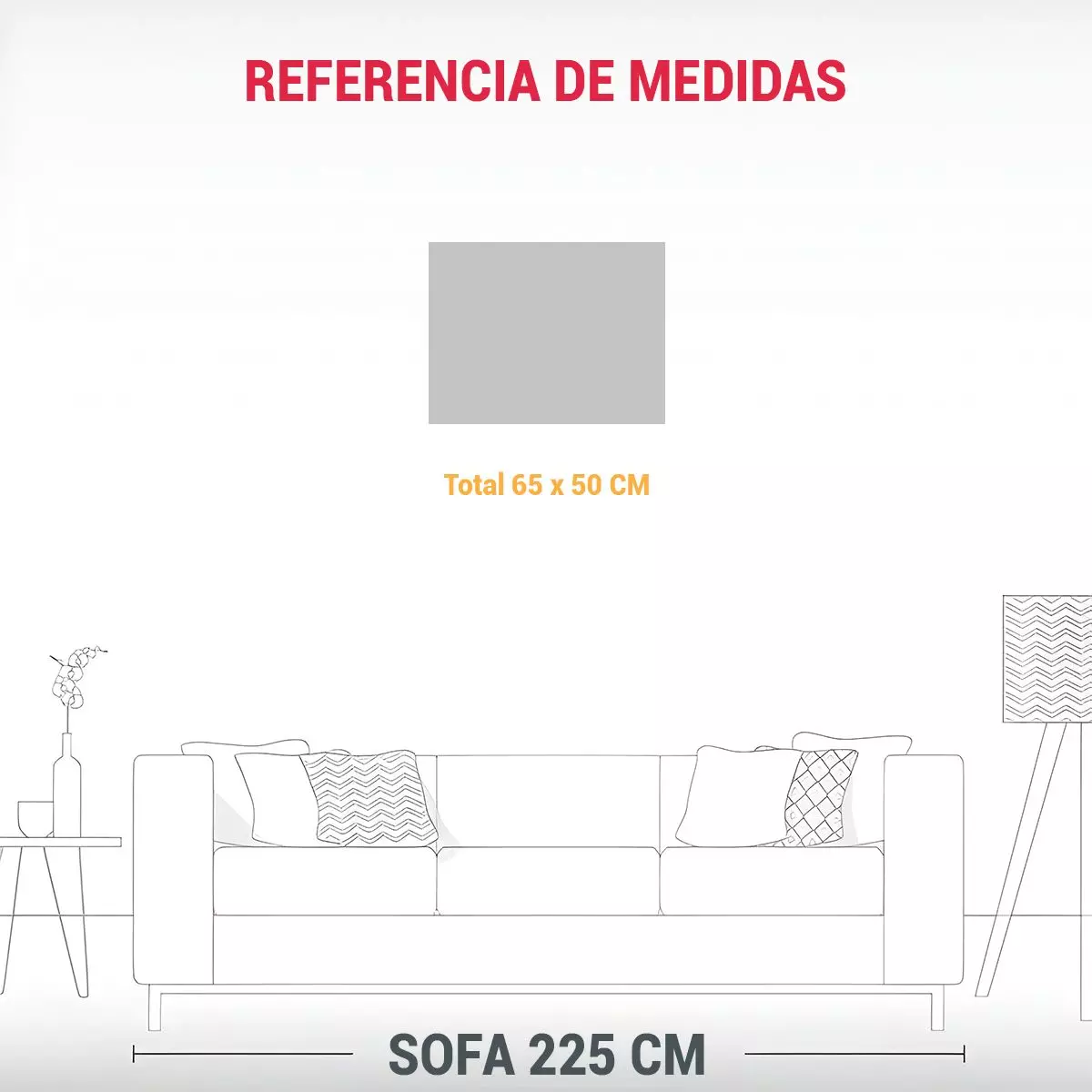 Pintura Moderna De Lienzo Para Decoración Sofisticada 65x50cm-1