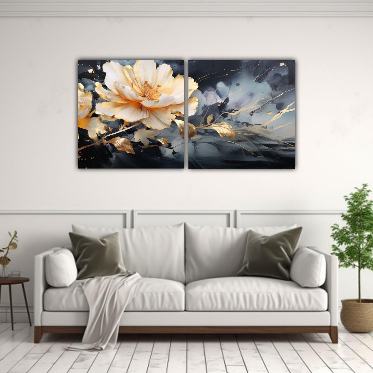 Pinturas Decorativas Estilo Neonoir Medio Pincel 100x50 Cm-2