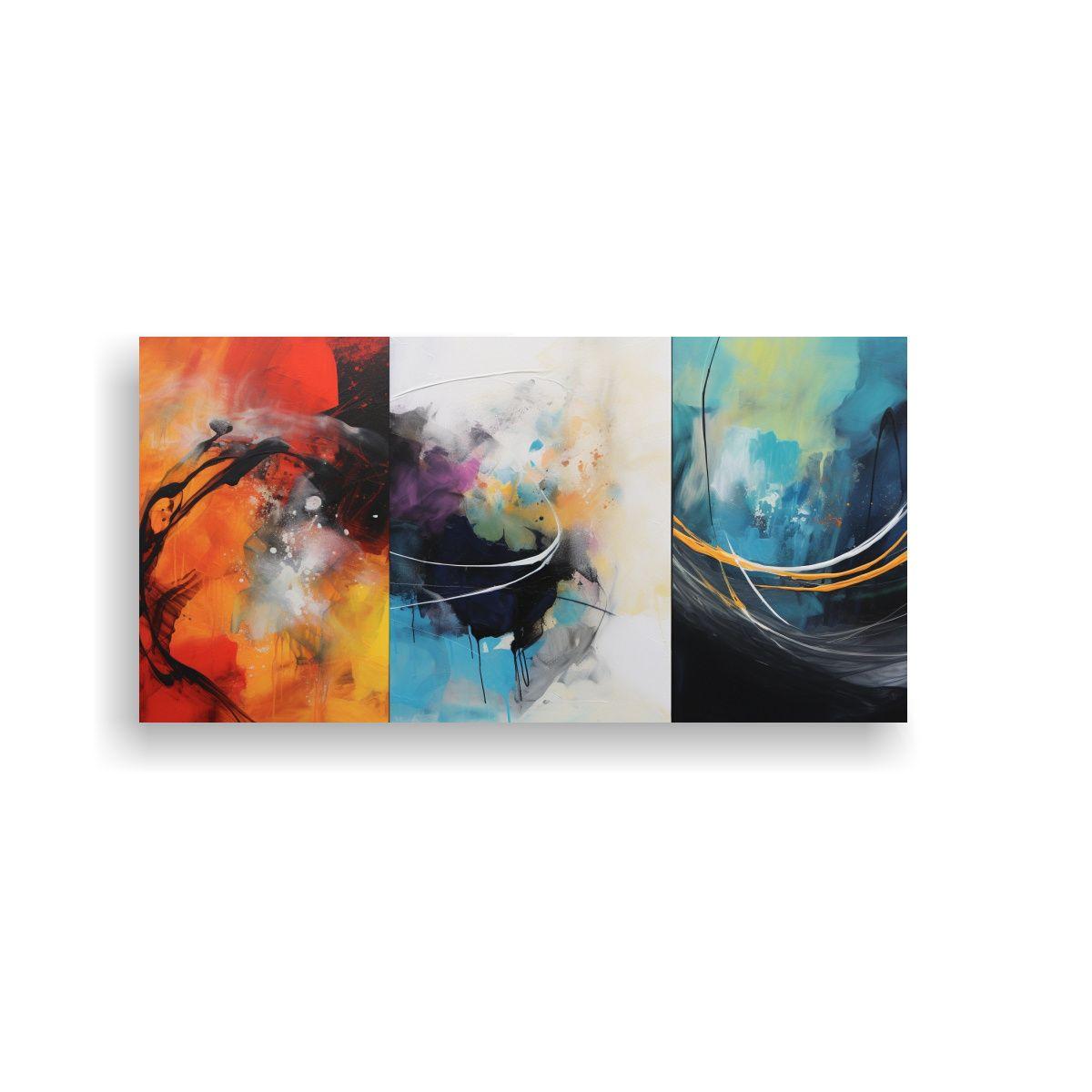 Pinturas Abstractas Para Decoración Con Arte 160x80cm-0