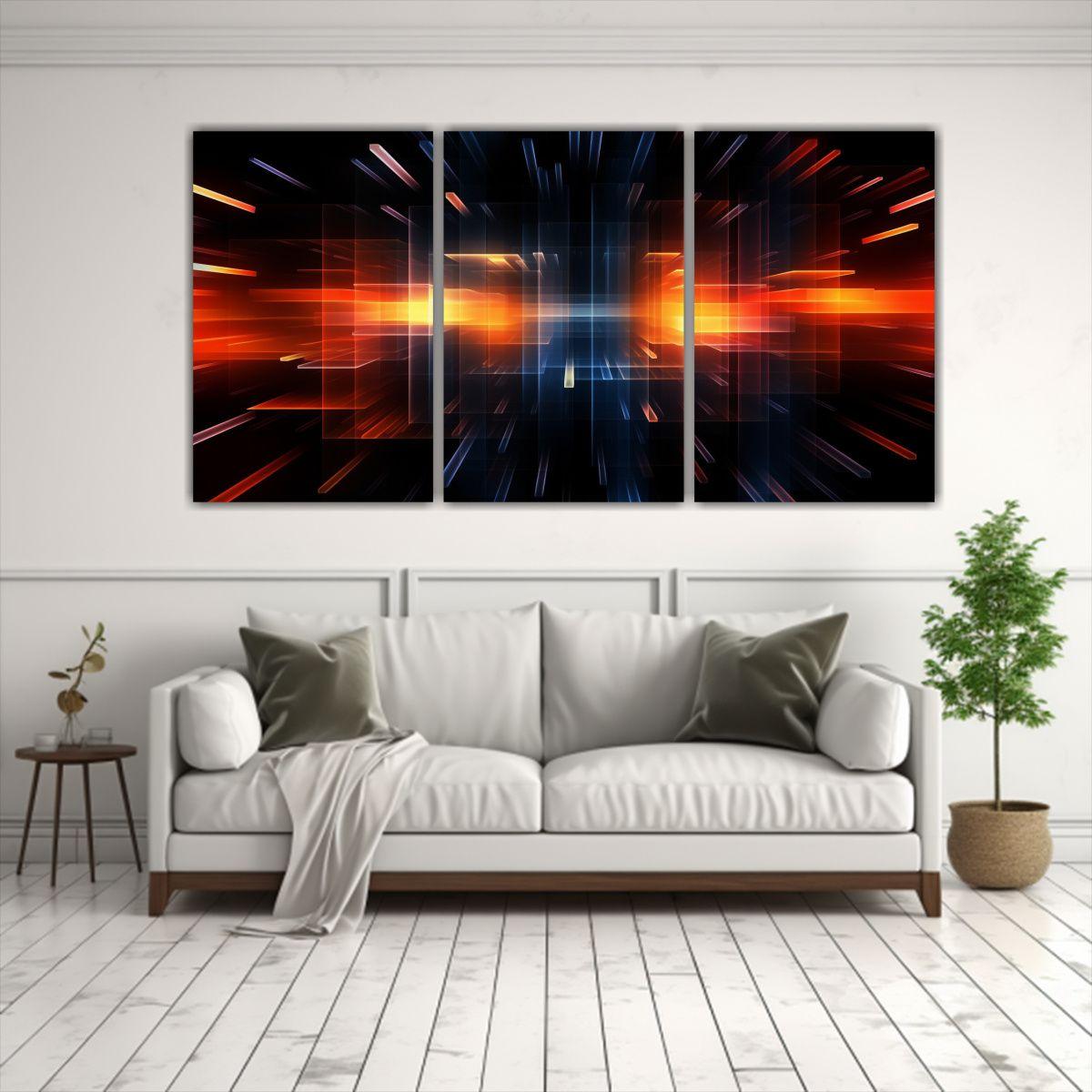 Cuadros De Decoración Con Composiciones 240x120 Cm-2