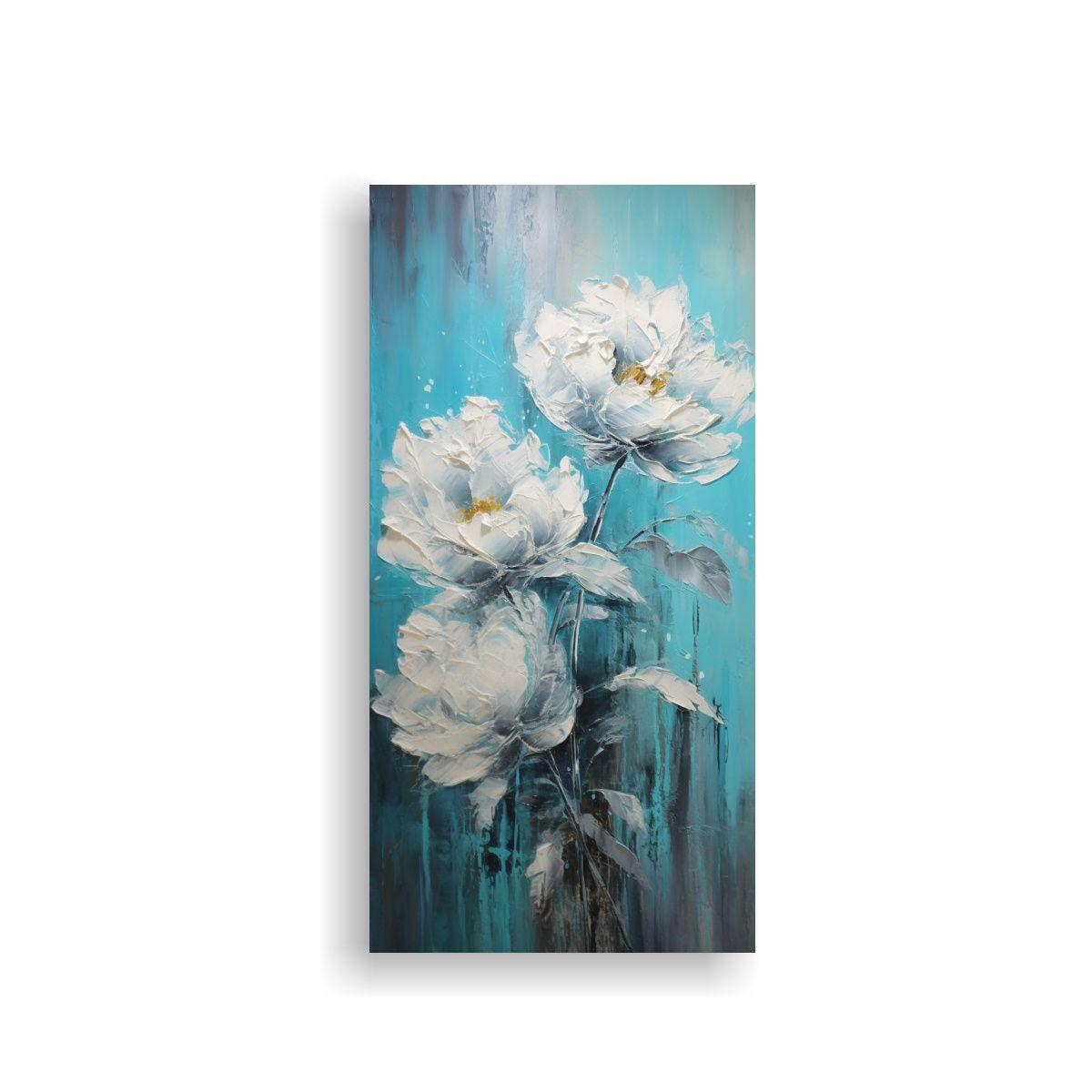 Pintura En Lienzo Estilo Composición 40x80cm-0