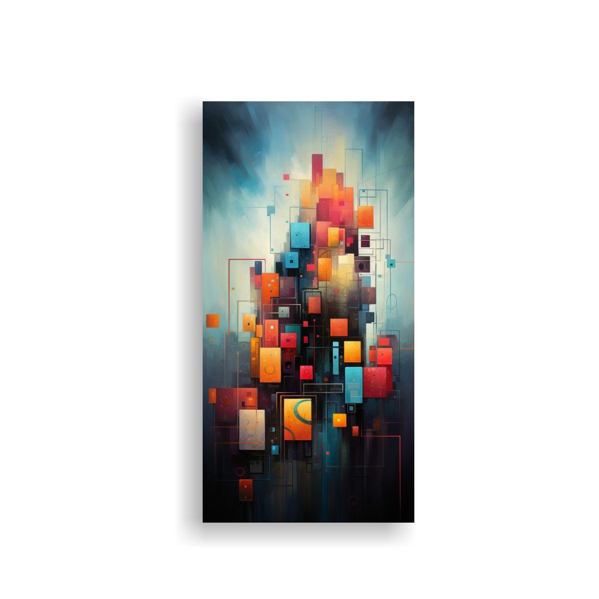 Cuadro Vitalidad Galería | Arte Abstracto 80x160cm-0