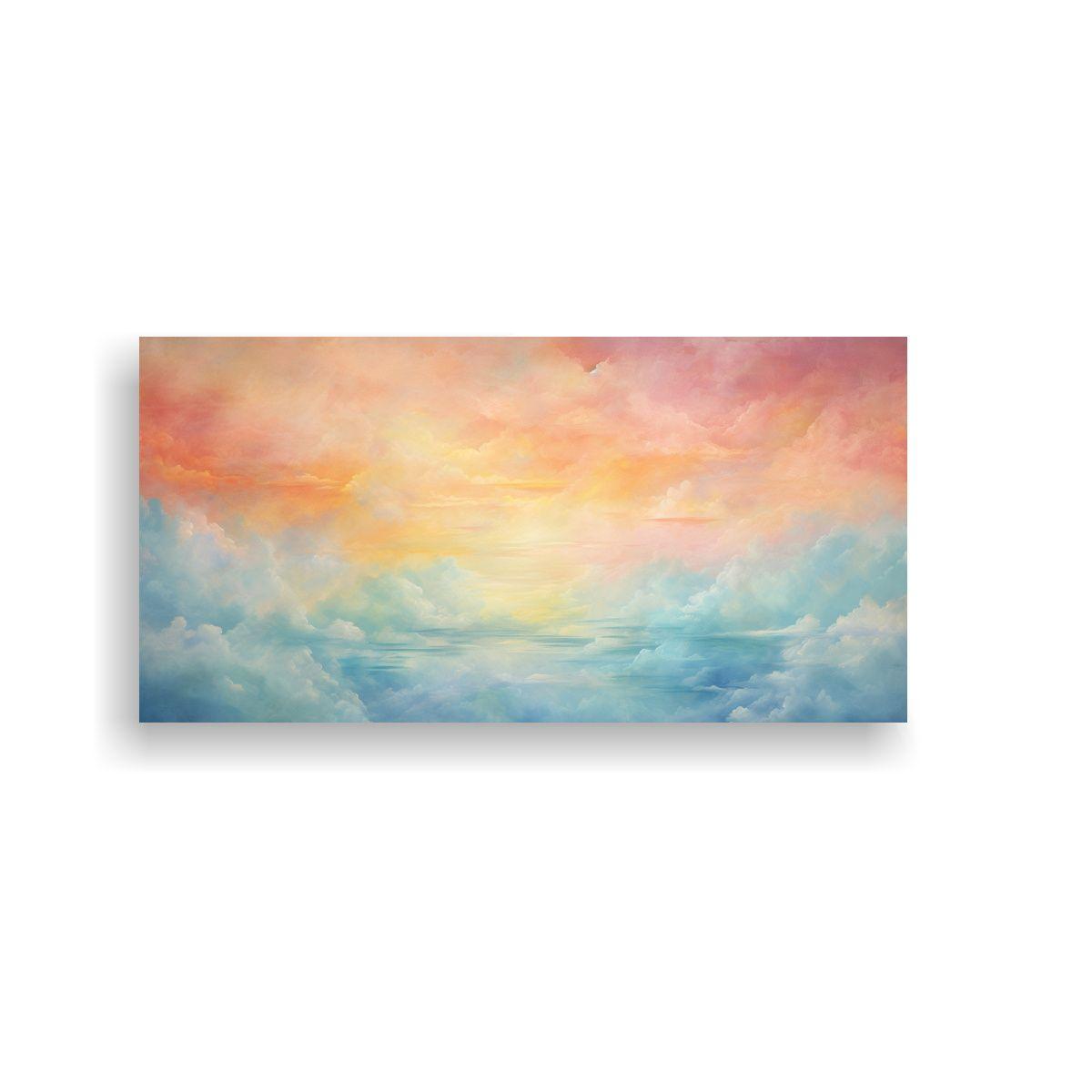 Pinturas De Decoración: Atardeceres Y Amaneceres  40x20cm-0