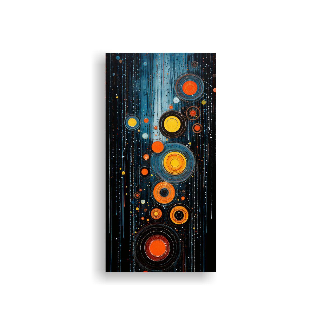 Cuadros Movimiento Fantasía Lluvia Sobre Tejado 80x160cm-0