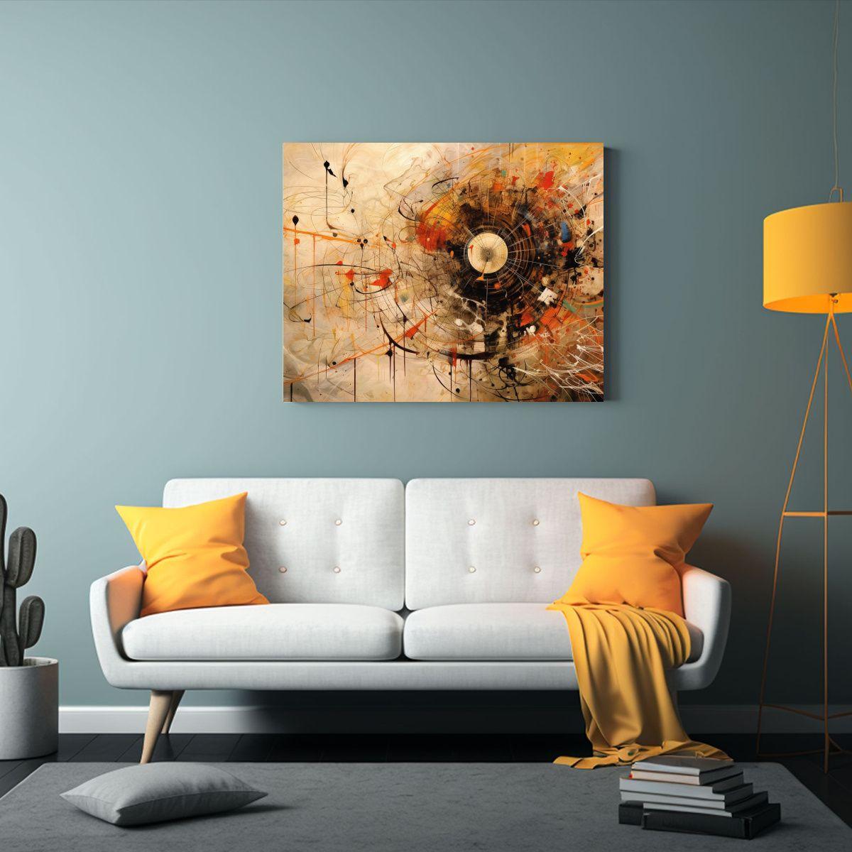 Pinturas Decorativas Abstractas Para Una Alegría Asombrosa  30x20cm-2