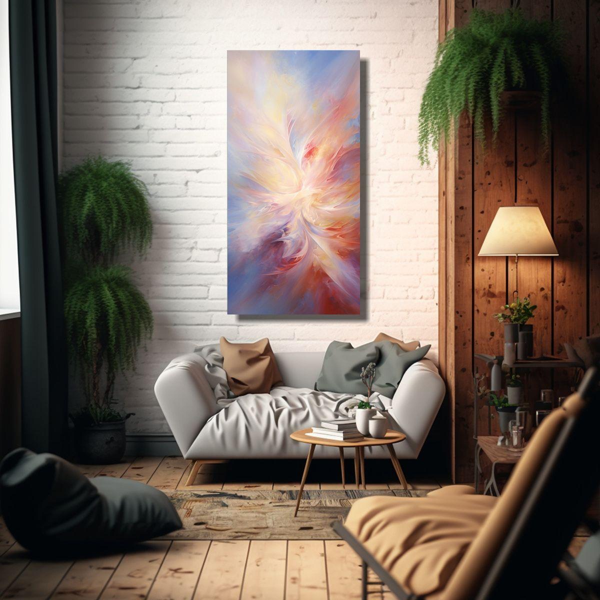 Pinturas Decorativas Inspiradas En Vórtices 50x100cm-2