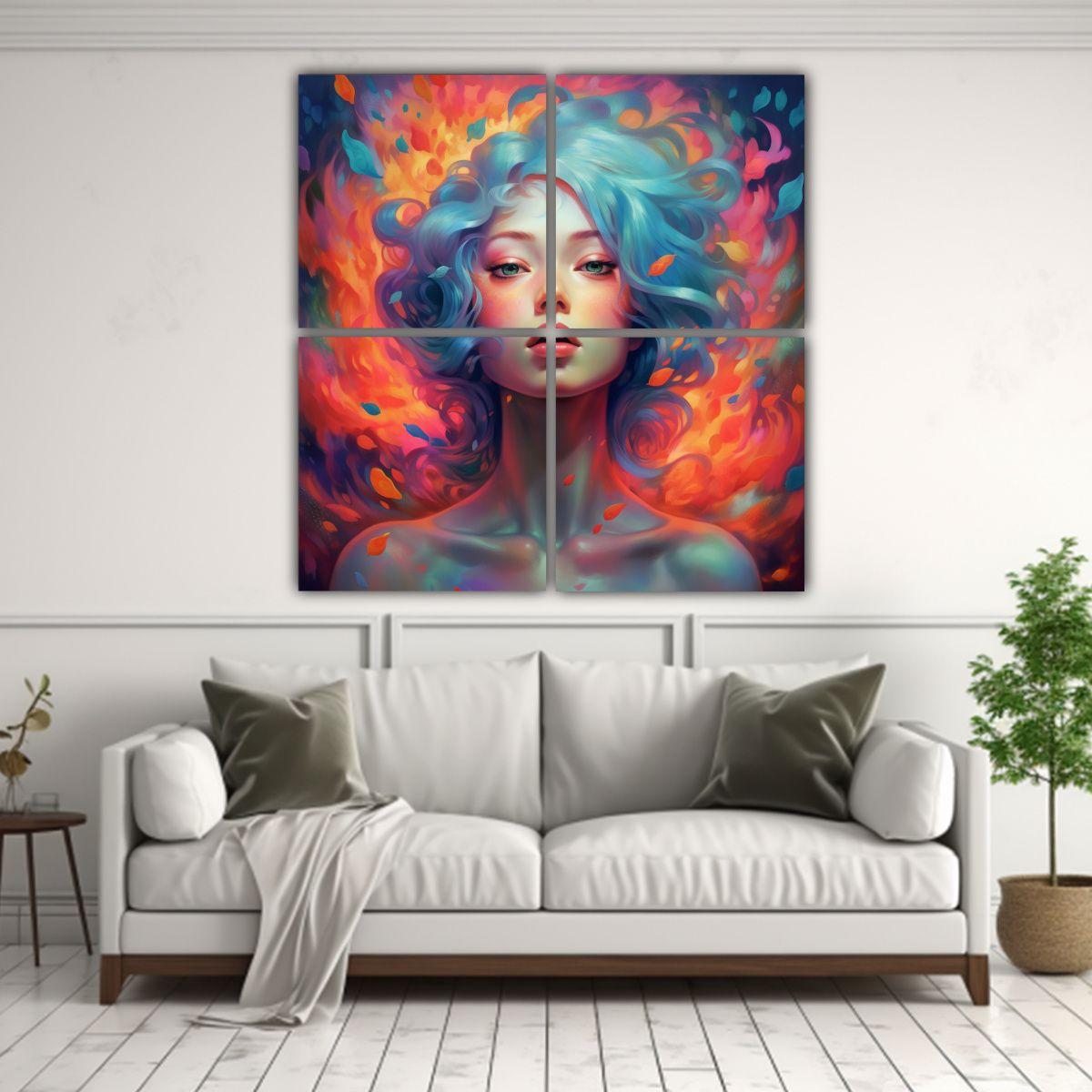 Cuadro Canvas Diseño Equilibrio Majesty 25 Niji 60x60 Cm-2