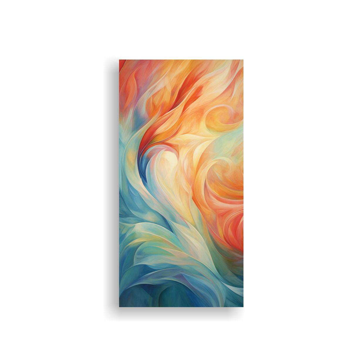 Pintura Decorativa En Bastidor: Interpretación 60x120cm-0