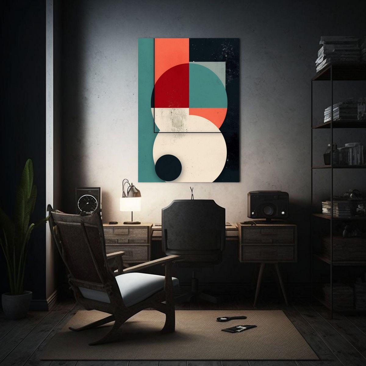 Pintura Decorativa Para Una Barra De Navegación, 60x90cm-2