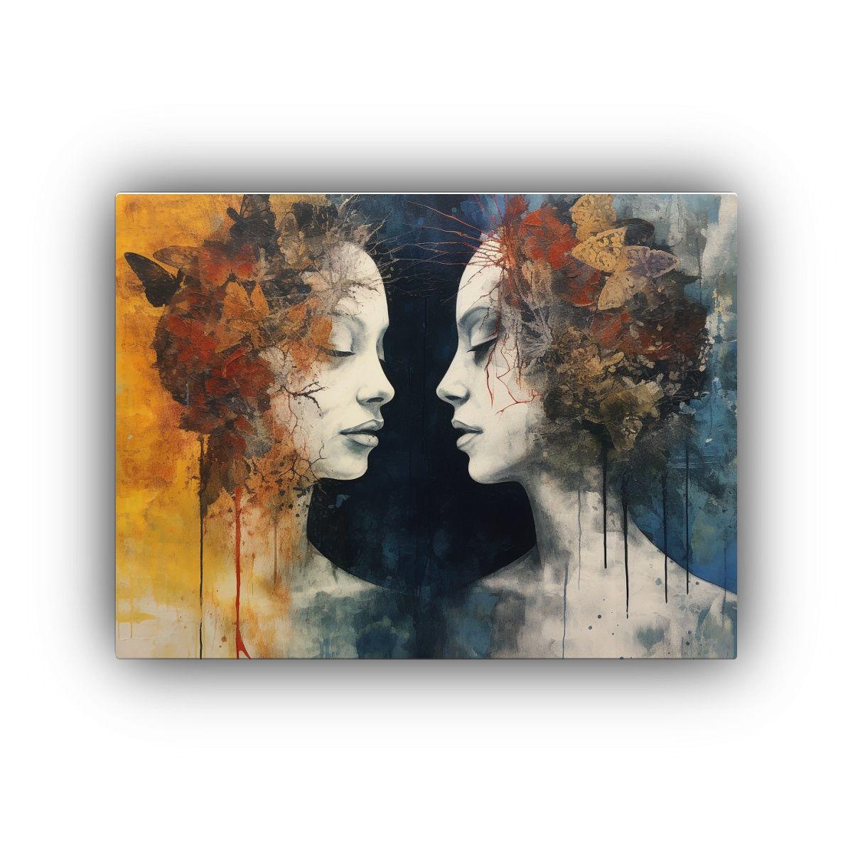 Cuadro Callejero Venta Arte: Arte Mixto Con Colores Y Formas 65x50cm-0