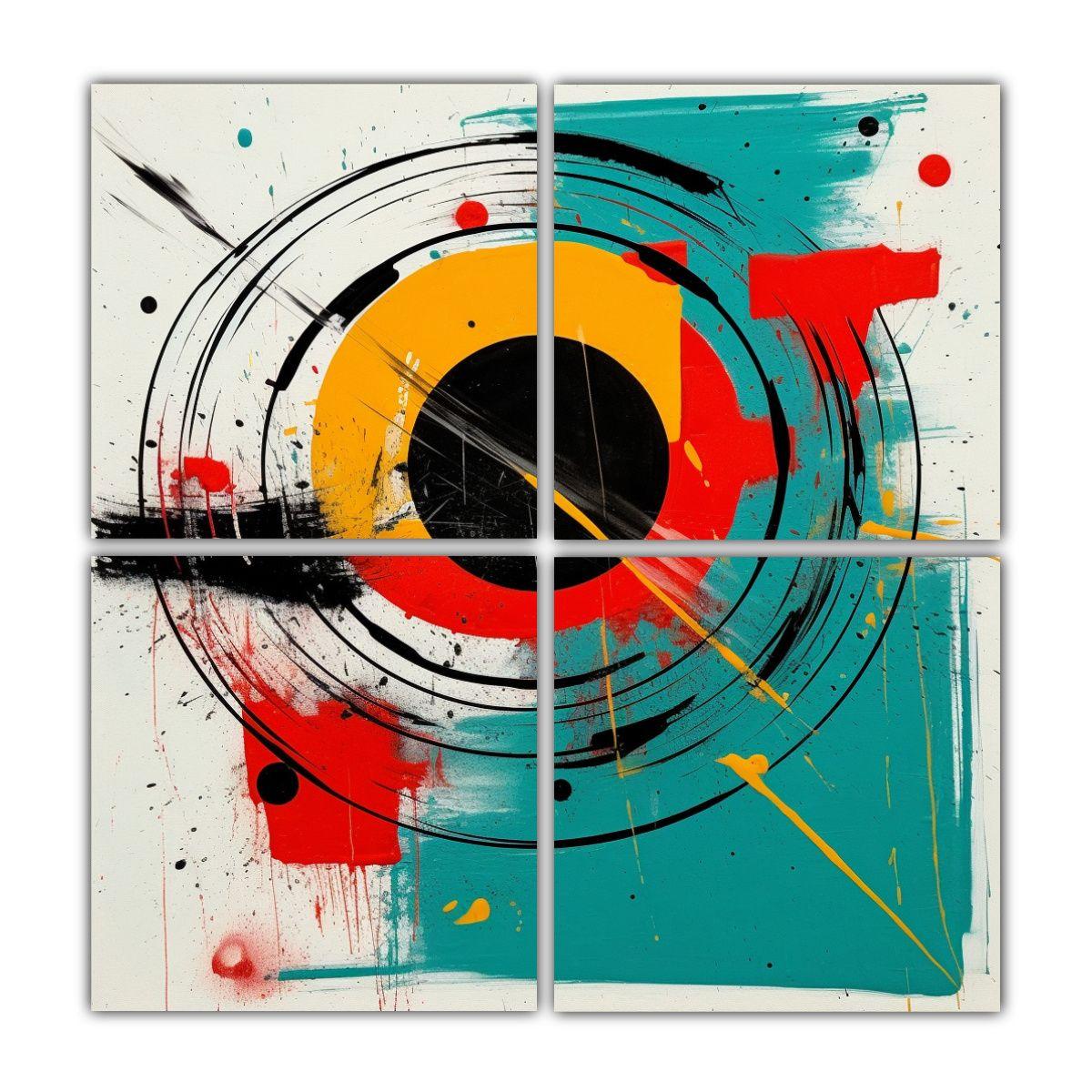 Pinturas Decorativas Estilo Graffiti Arte 160x160 Cm-0