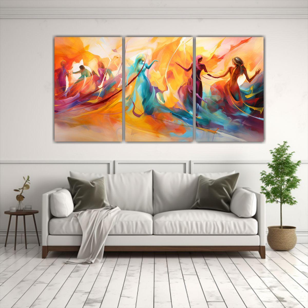 Pinturas Decorativas: Interpretación Abstracta 180x90 Cm-2