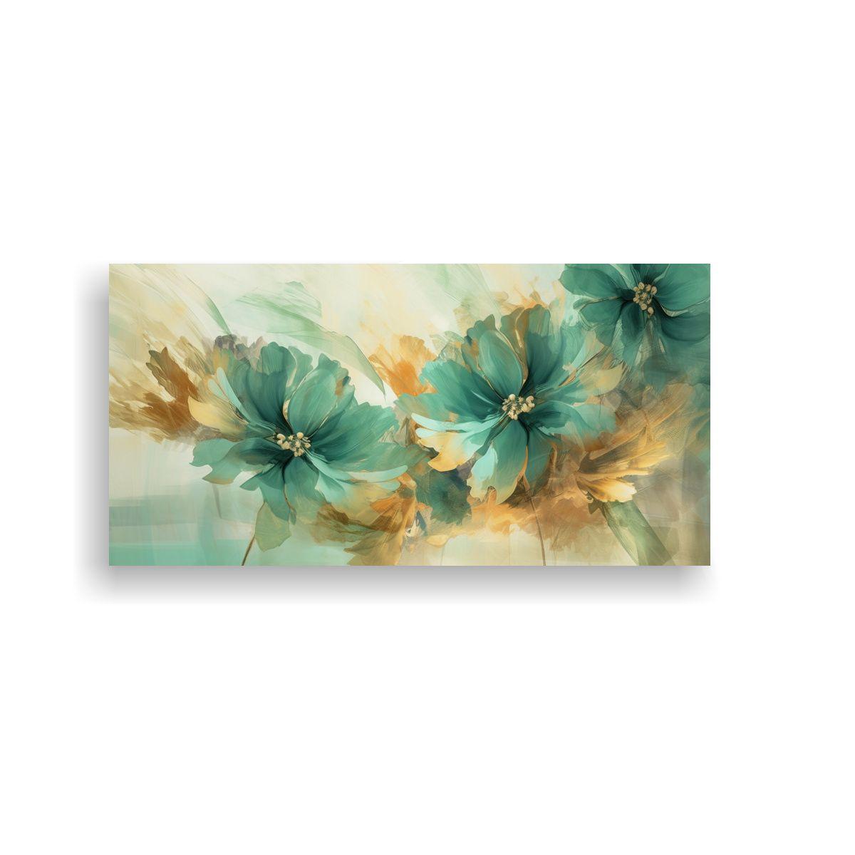 Pinturas Abstractas Impresionistas Florales En 120x60 Cm-0