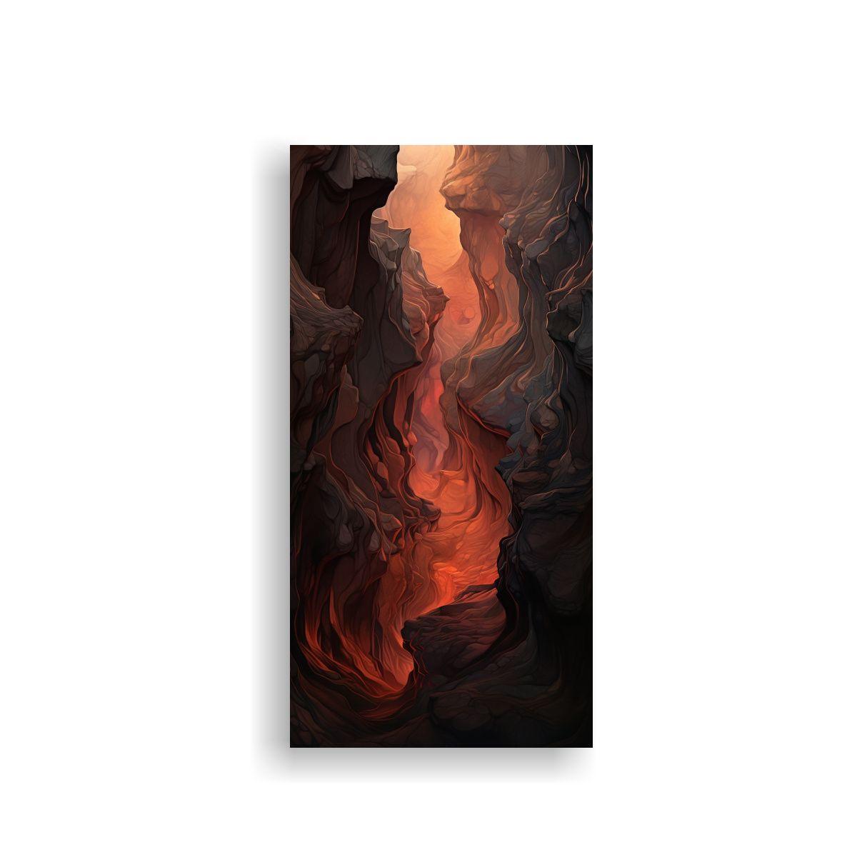 Pintura Decorativa De Lienzo Vintage Con Pasaje 30x60cm-0