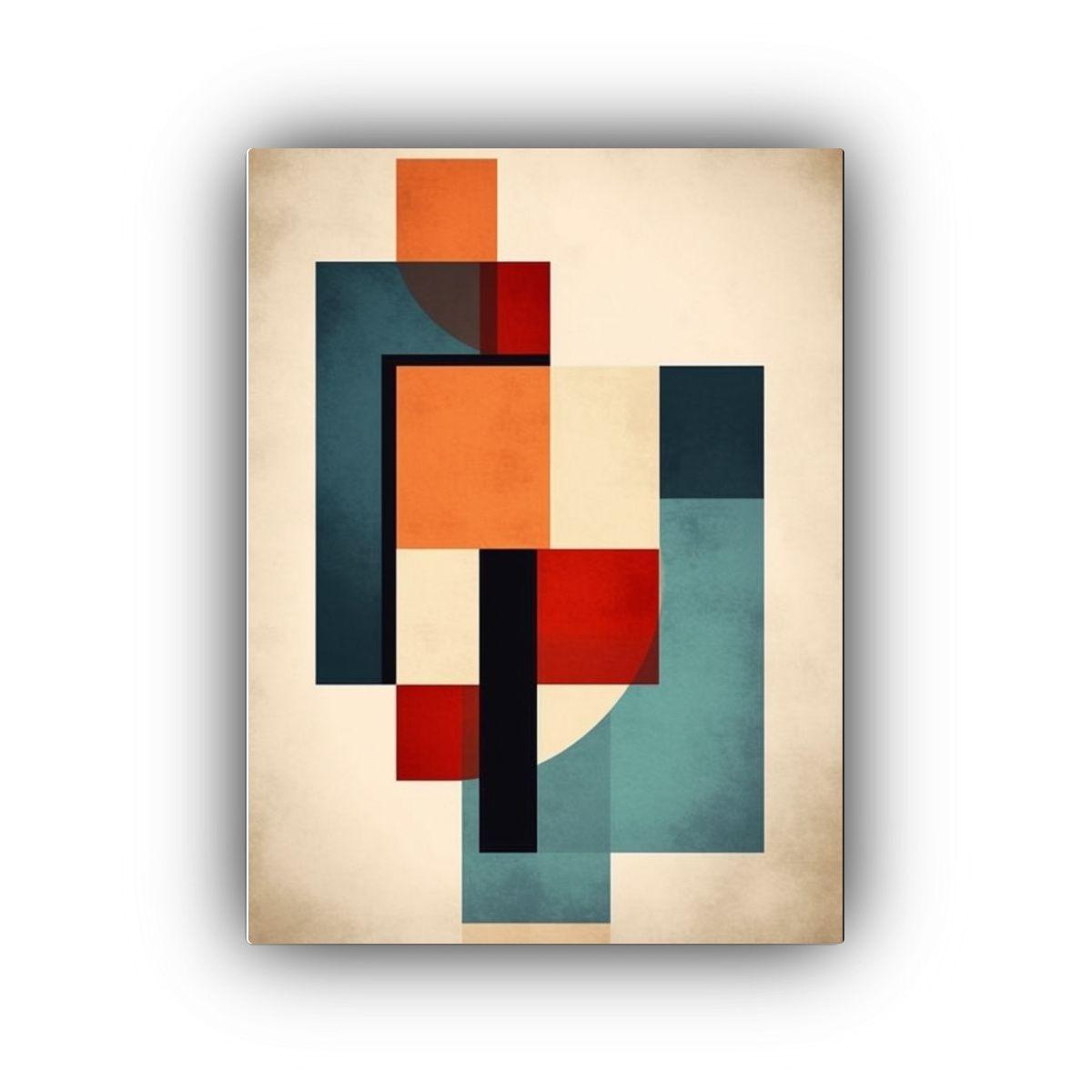 Cuadro Abstracto De Belleza Natural En 3 Colores 40x50cm-0