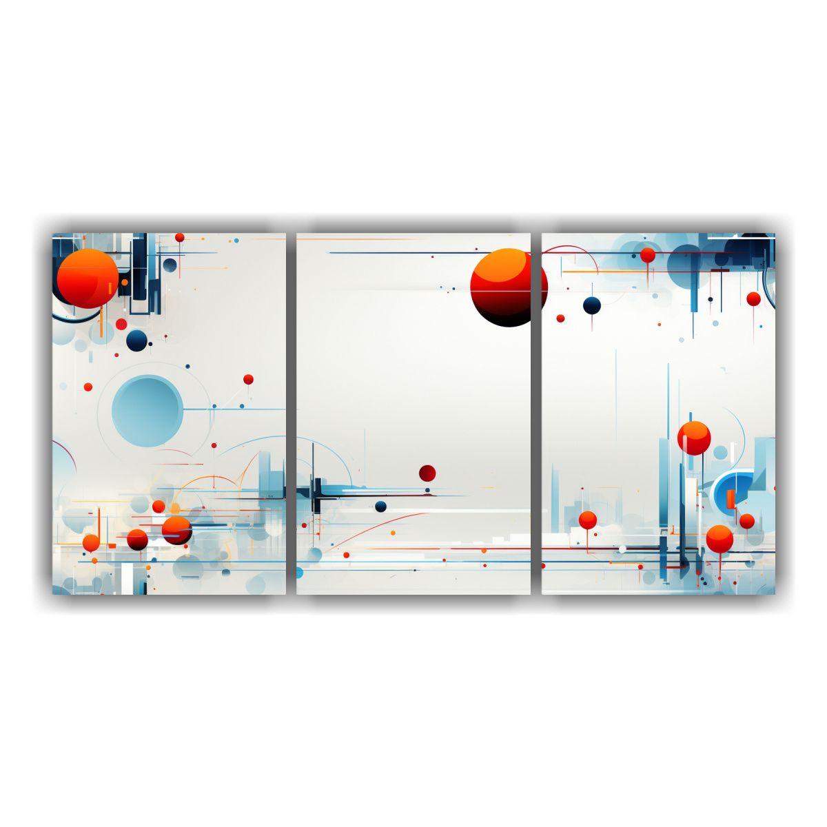 Cuadros Horizontales Abstractos John Harris Arte 90x45 Cm-0