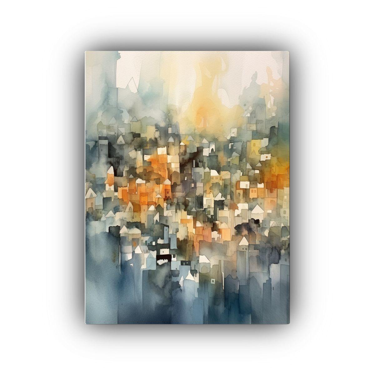 Cuadro Inspiración Armonía Paisaje Urbano 80x120cm-0