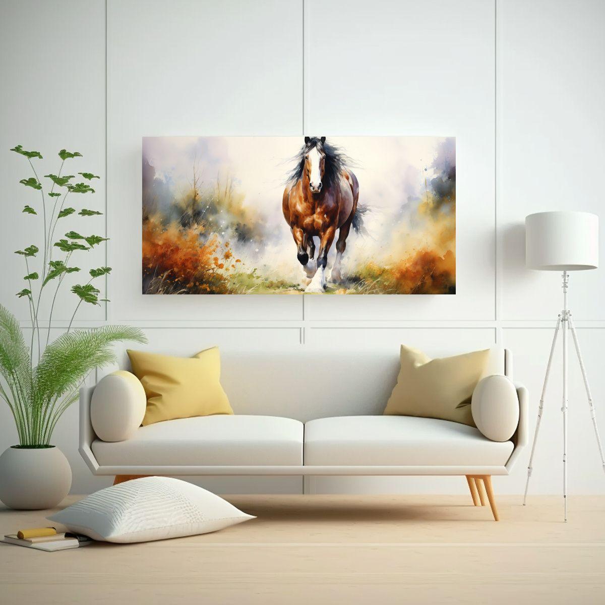 Pintura Acuarela Estilo Moderno Impactante 140x70cm-2