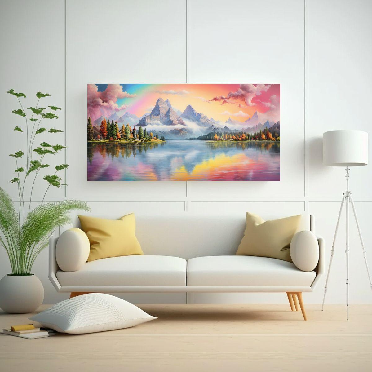 Pinturas Decorativas De Abstracción Y Simplicidad 80x40cm-2
