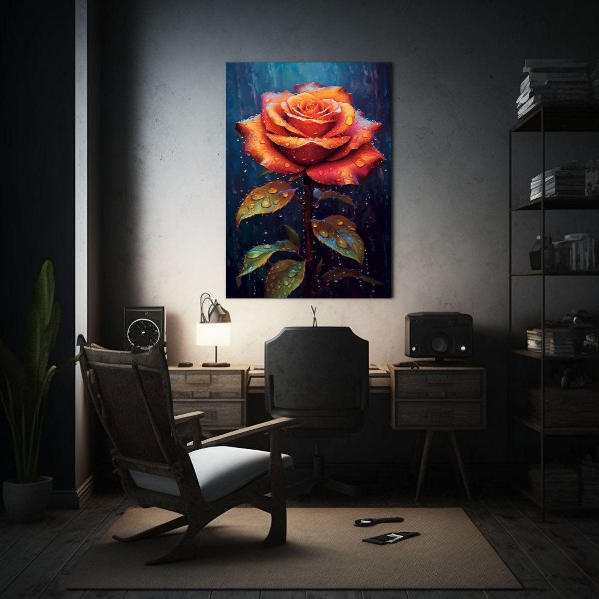 1 Cuadro Creativa Luminosa The Rose 20x30cm-2