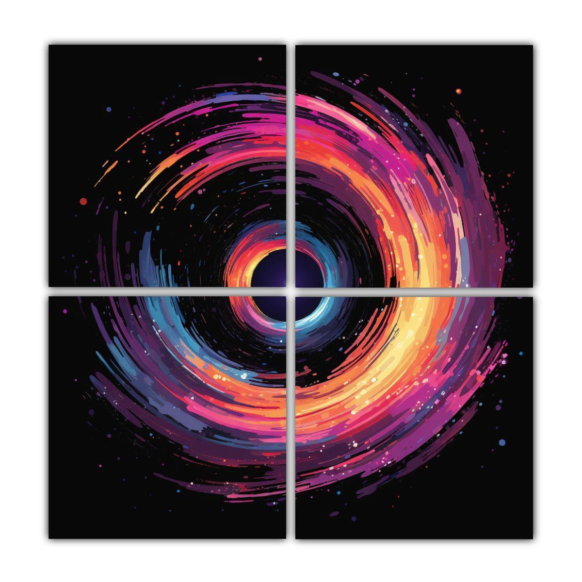 Lienzos Decorativos Con Visión De Un Agujero 140x140 Cm-0