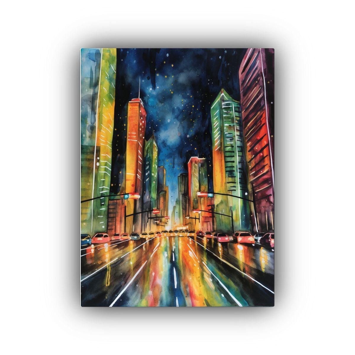 Cuadro En Bastidor Artístico De Movimiento Y 30x40cm-0