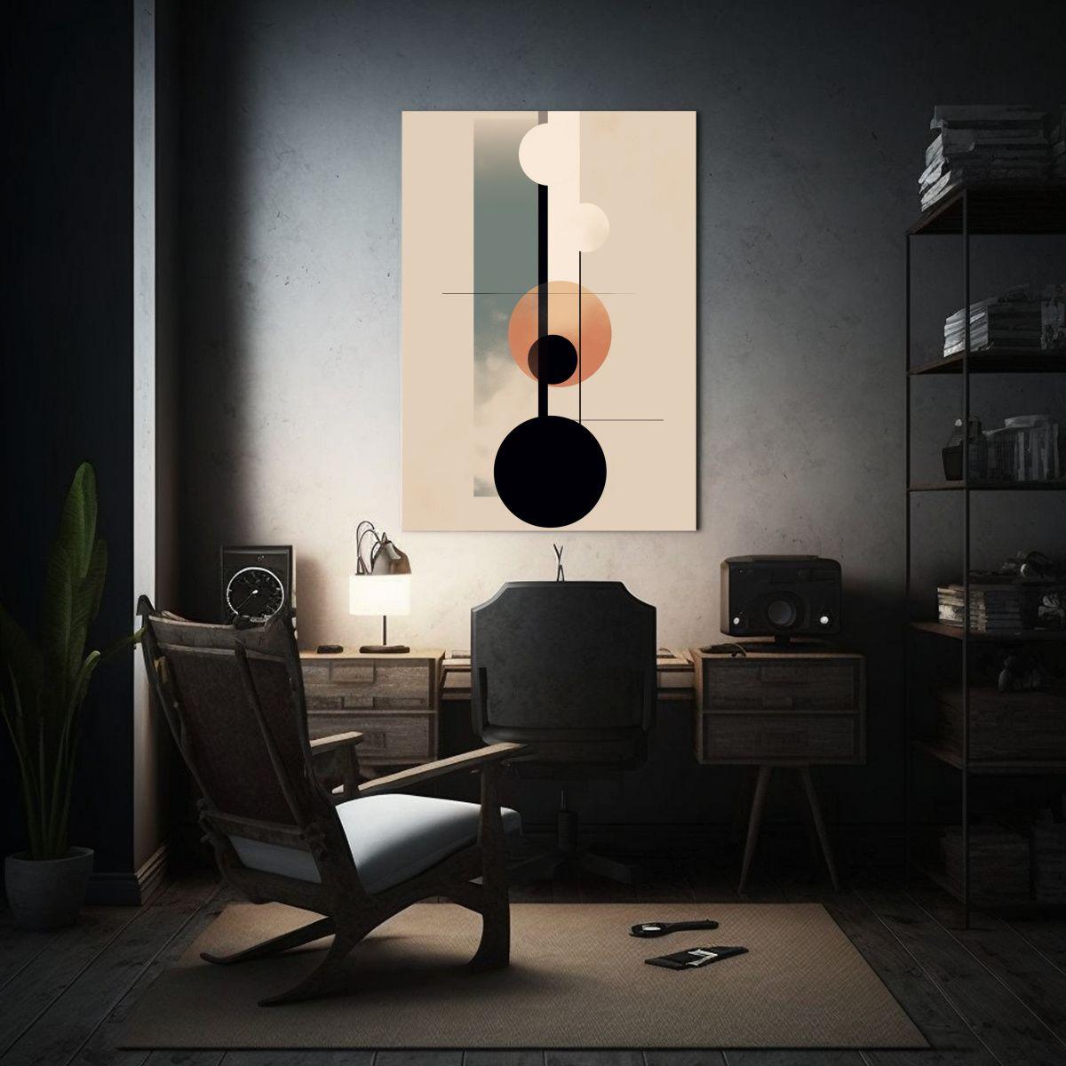 Cuadro Decorativo De Lienzo Con Figuras 30x45cm-2