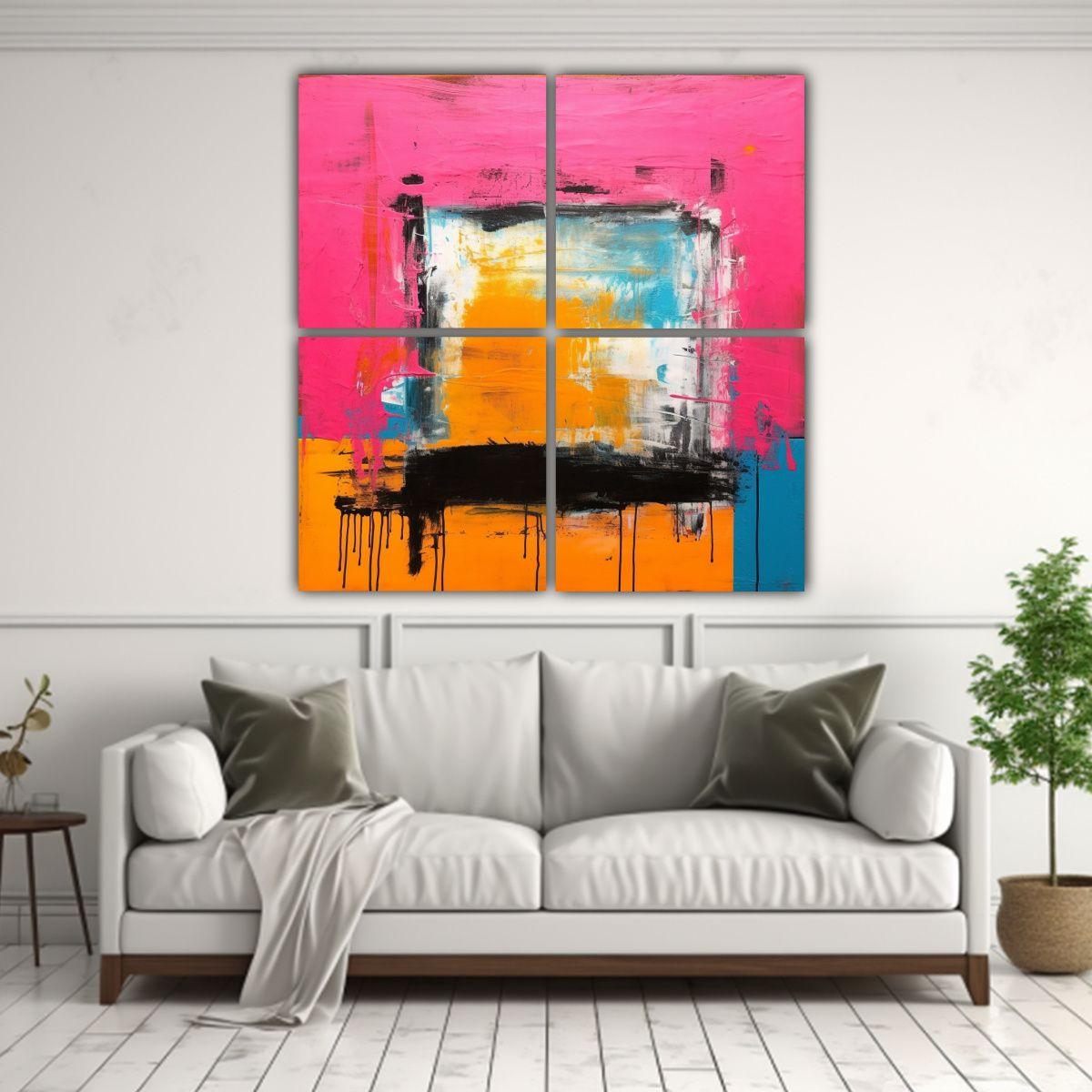 Cuadro De Lienzos De Tela Fotografía Clásico, 60x60 Cm-2