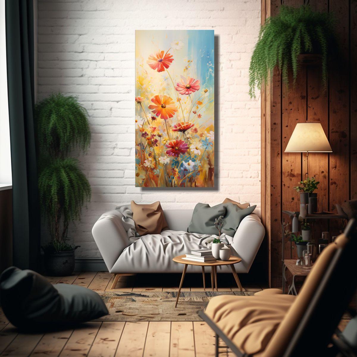 Cuadro Abstracto De Habitación Decorativa 80x160cm-2