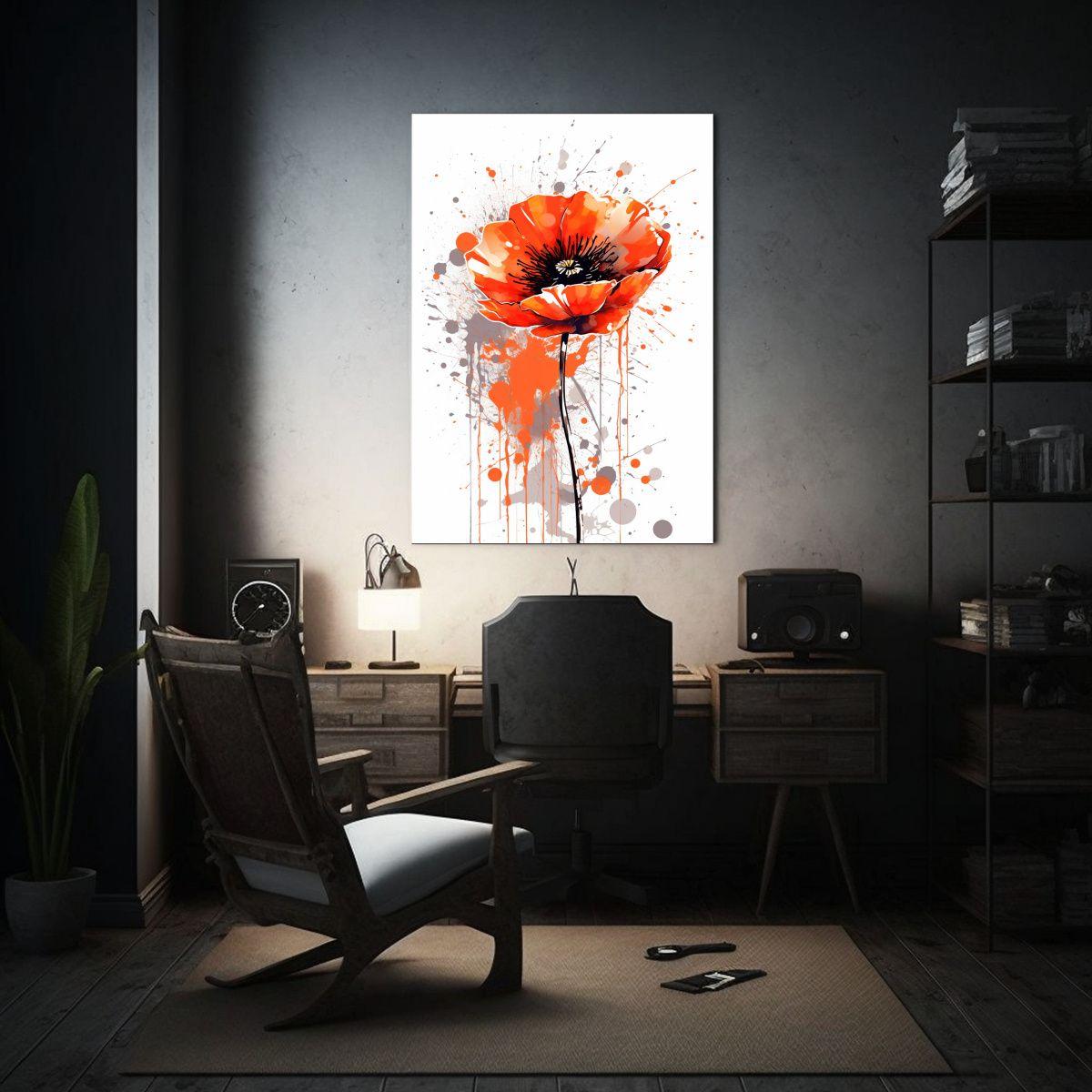 1 Pieza Líneas Mágicas Poppy Trash Polka, Rojo 40x50cm-2