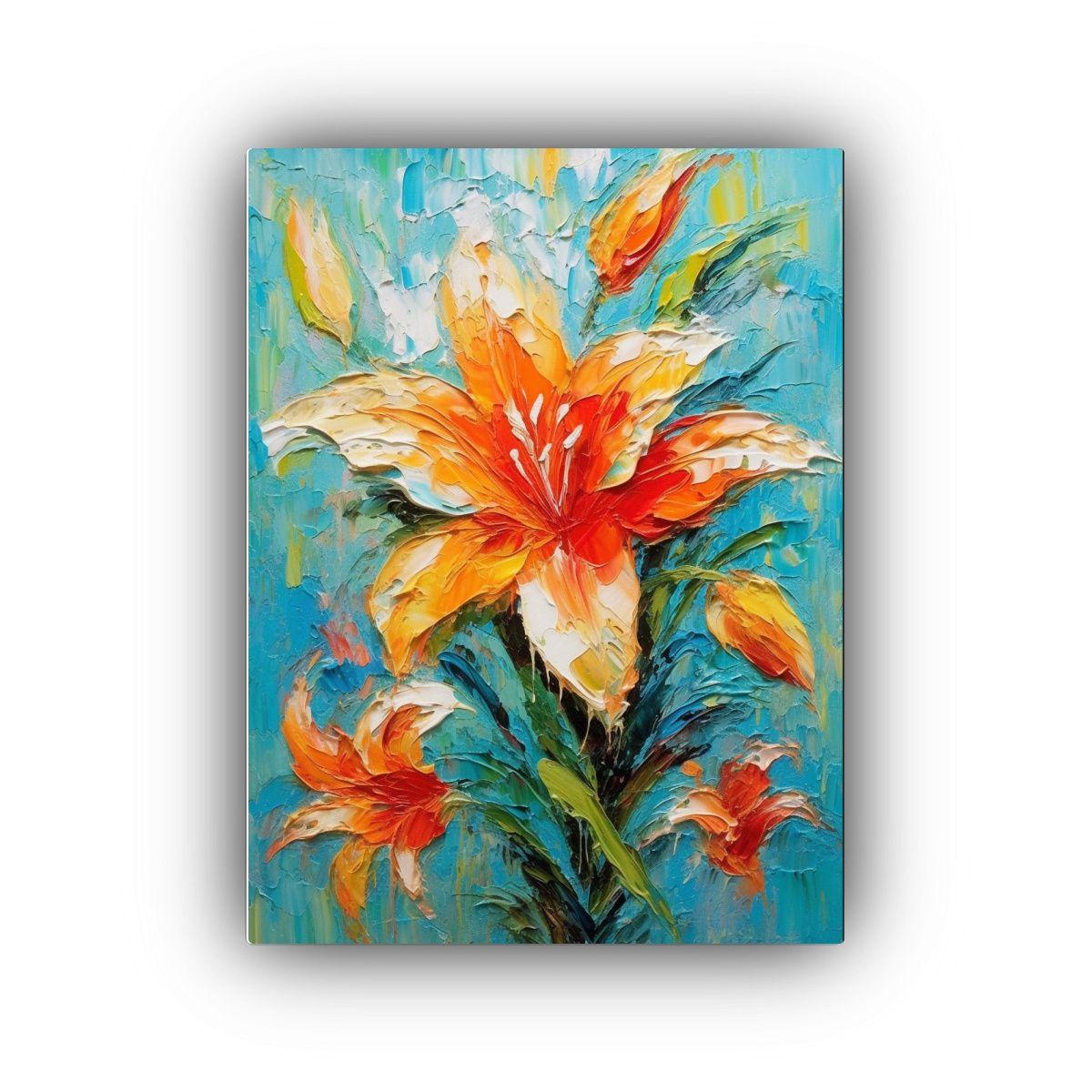 Pintura Decorativa Abstracta Temática 80x120cm-0