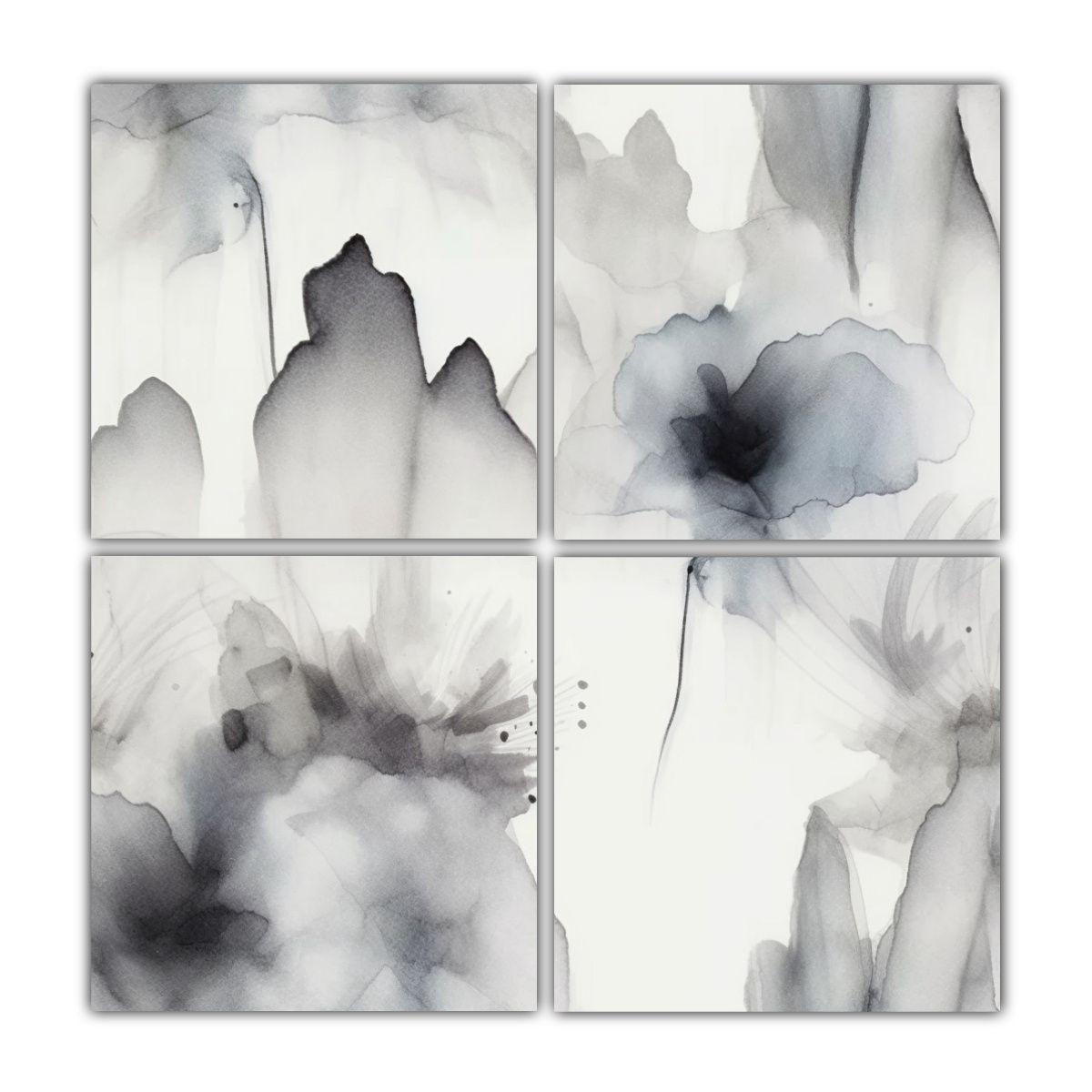 Cuatro Artes Impreso Ambiente Pinturas 80x80 Cm-0