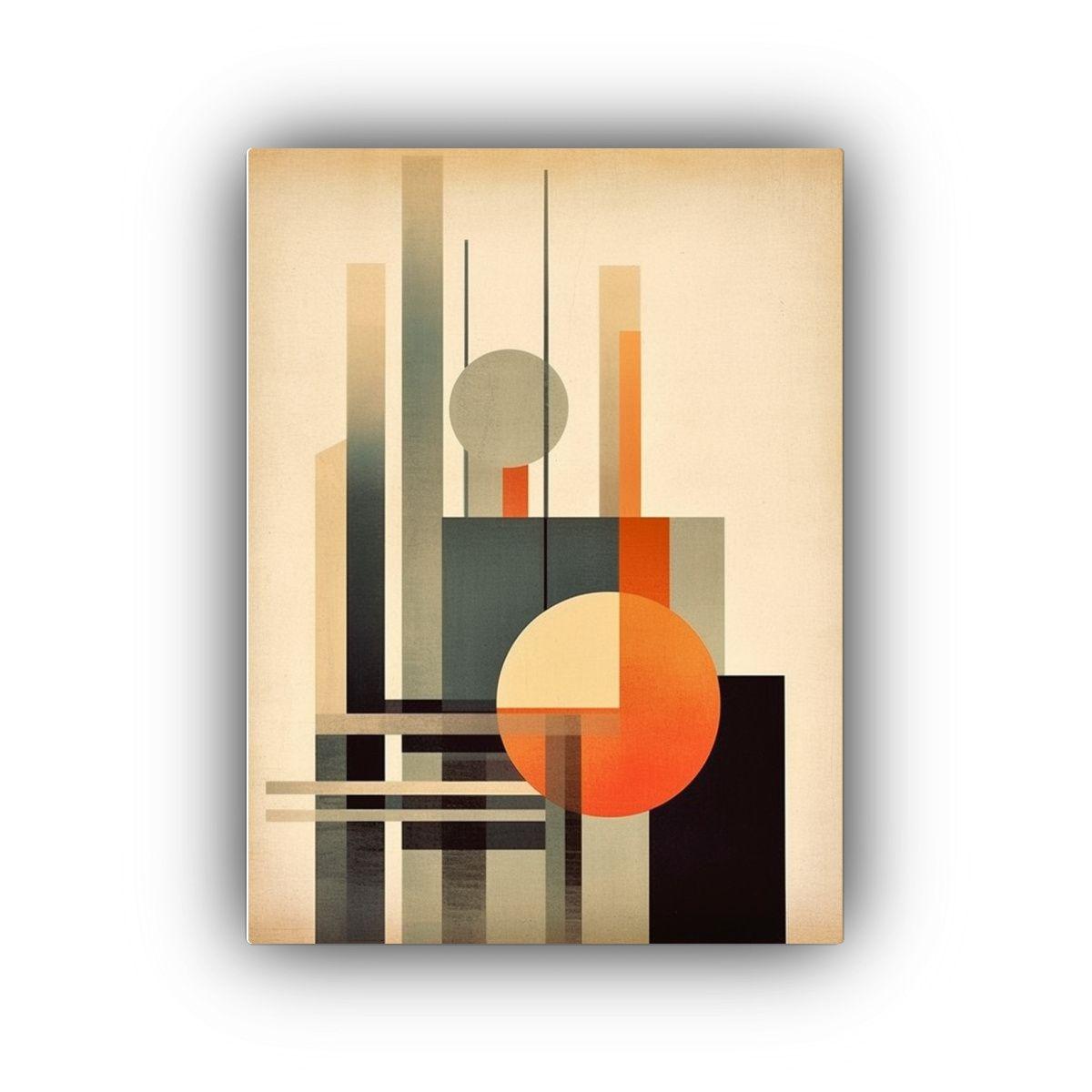 Arte De Pared Modernos Composición Minimalista Líneas Limp 20x30cm-0