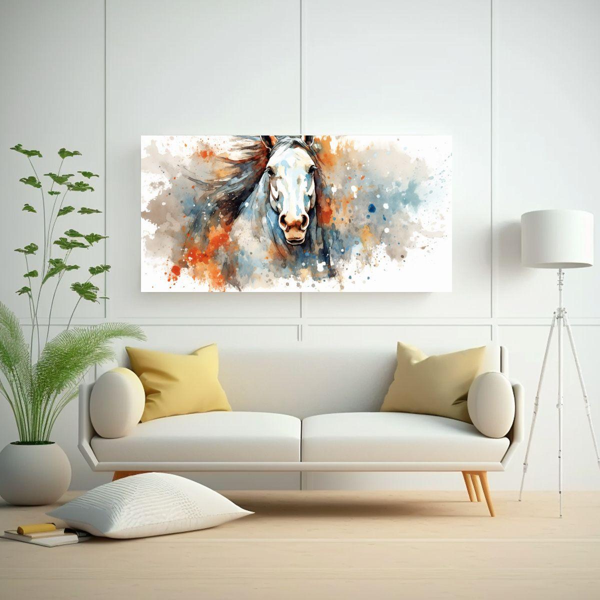 Pintura Creativa De Textura De Caballo Appaloosa 140x70cm-2