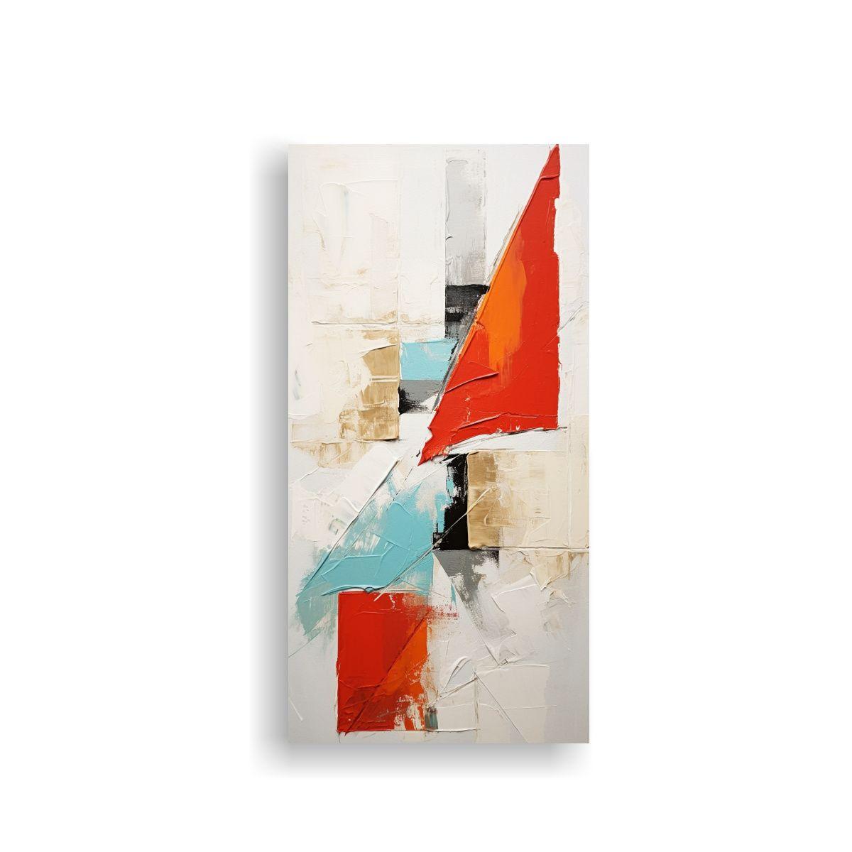 Cuadro Decorativo Abstracto Minimalista Estilo 80x160cm-0