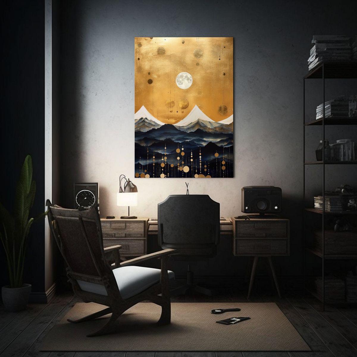 Cuadro Originalidad Paisaje Montaña Fases 30x45cm-2