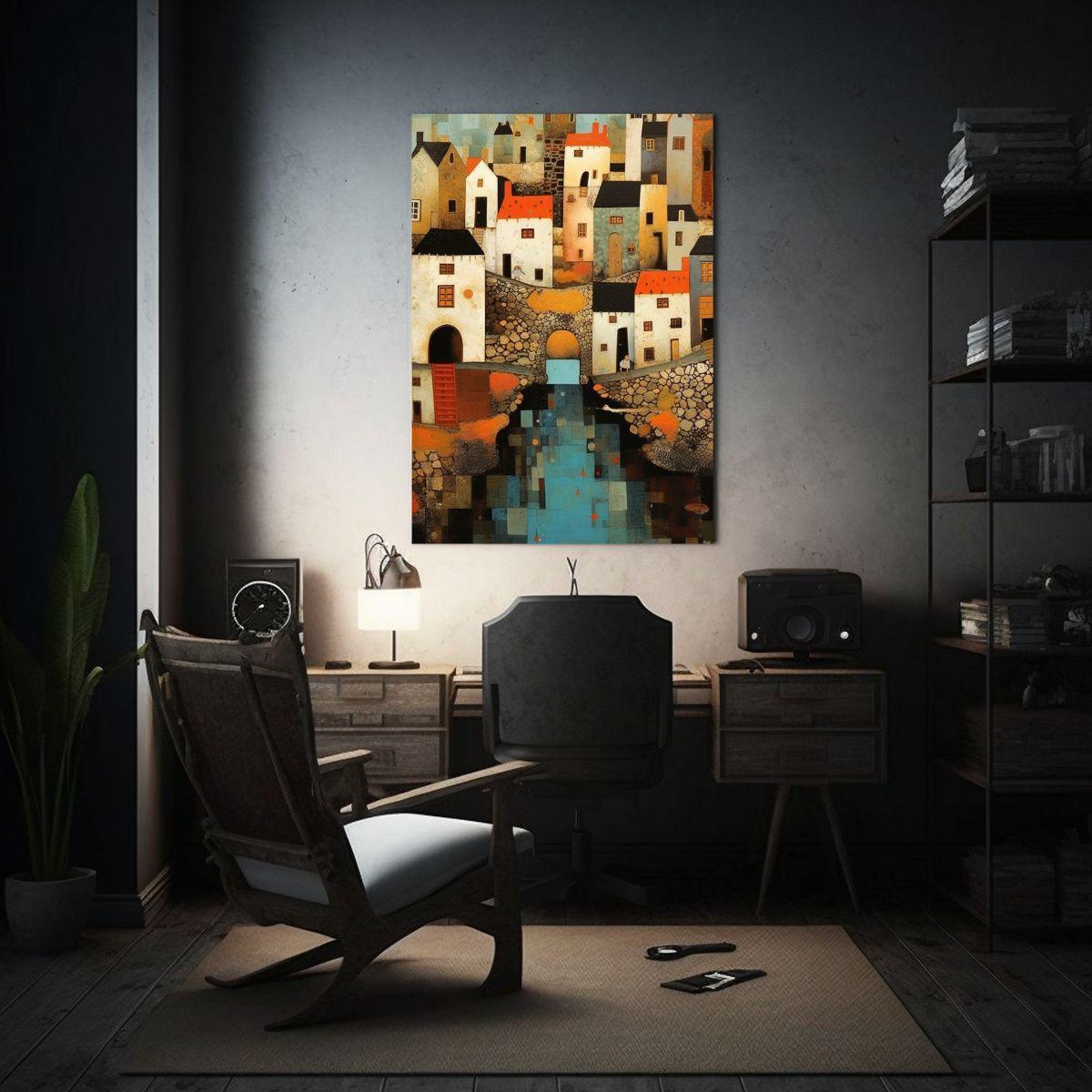 Cuadro Decorativo Estilo Antiguo De La Villa George Birrell 30x45cm-2