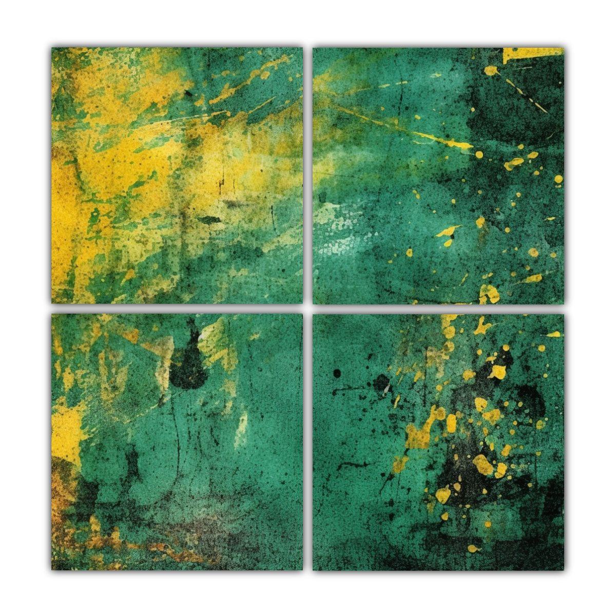 Pinturas Decorativas Abstractas Majestuosas 120x120 Cm-0
